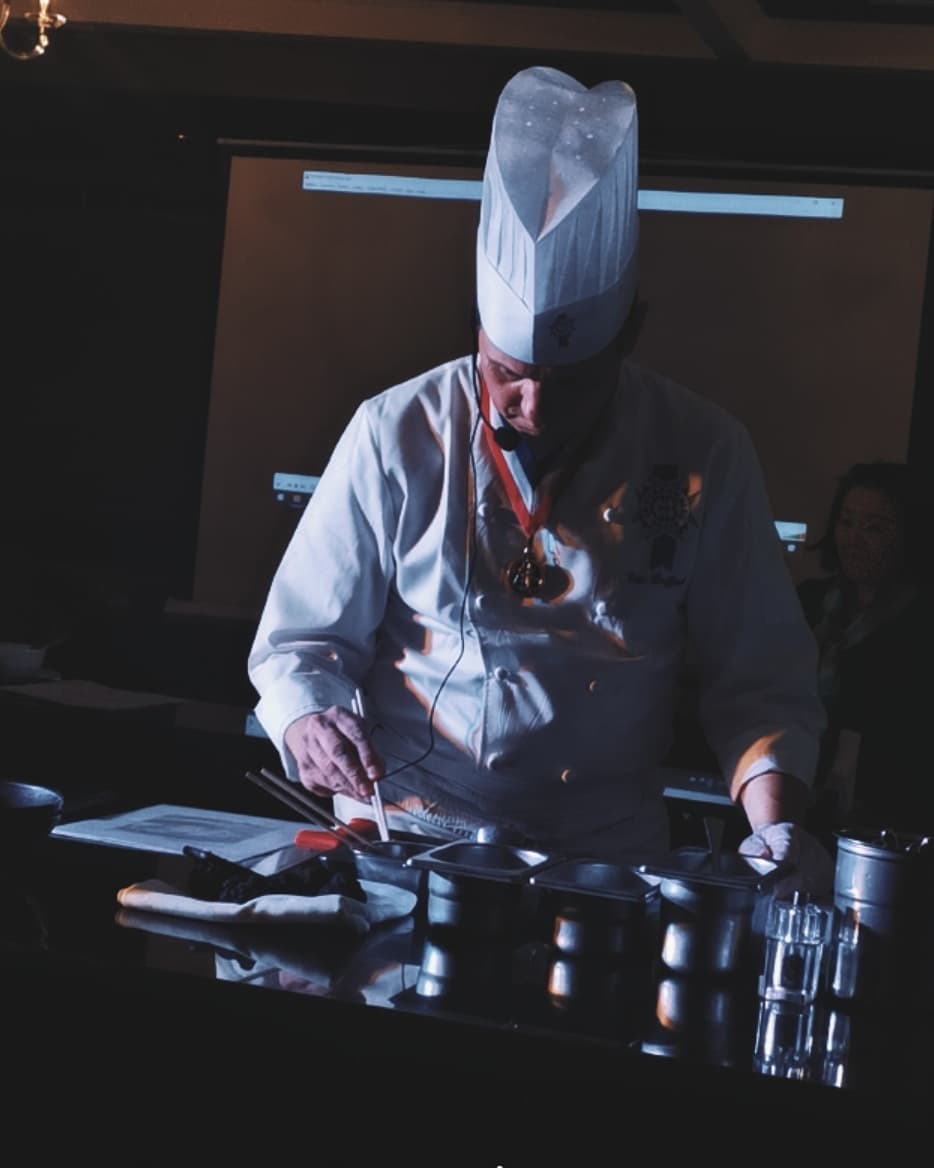 A beautiful workshop with the amazing Chef Ecric Briffard from thank u for the invite #wor