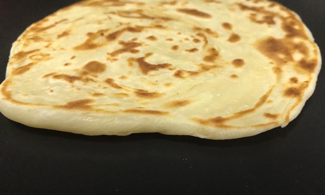 Katmer Turkish Flatbread 3 cups white flour 1 tap salt 1.5 cup fresh milk 150g butter soft