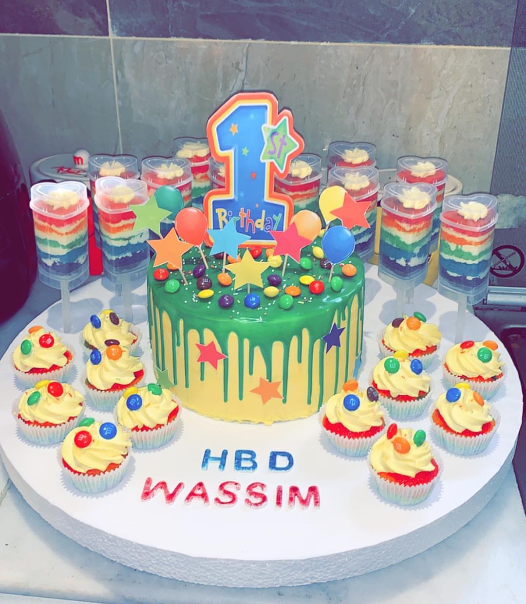 Colors cake ❤️ كيكة الالوان ابتدا من ١٨٠ ريال