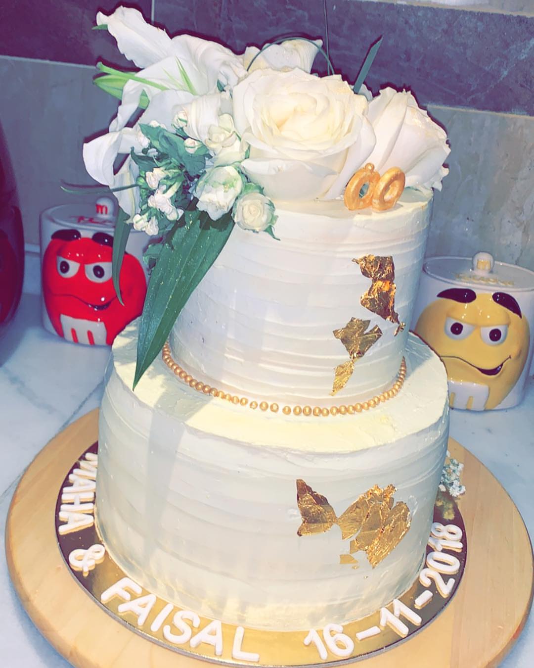 Wedding cake ابتدا من ٥٠٠ ريال