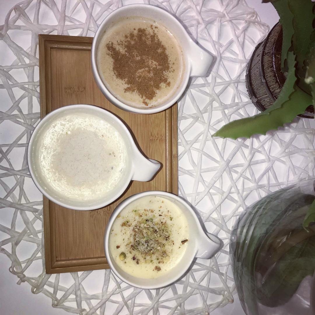 جديد بيانكو✨ السحلب بثلاث نكهات: دارسين ( قرفه) ، جوز هند ، مكسرات