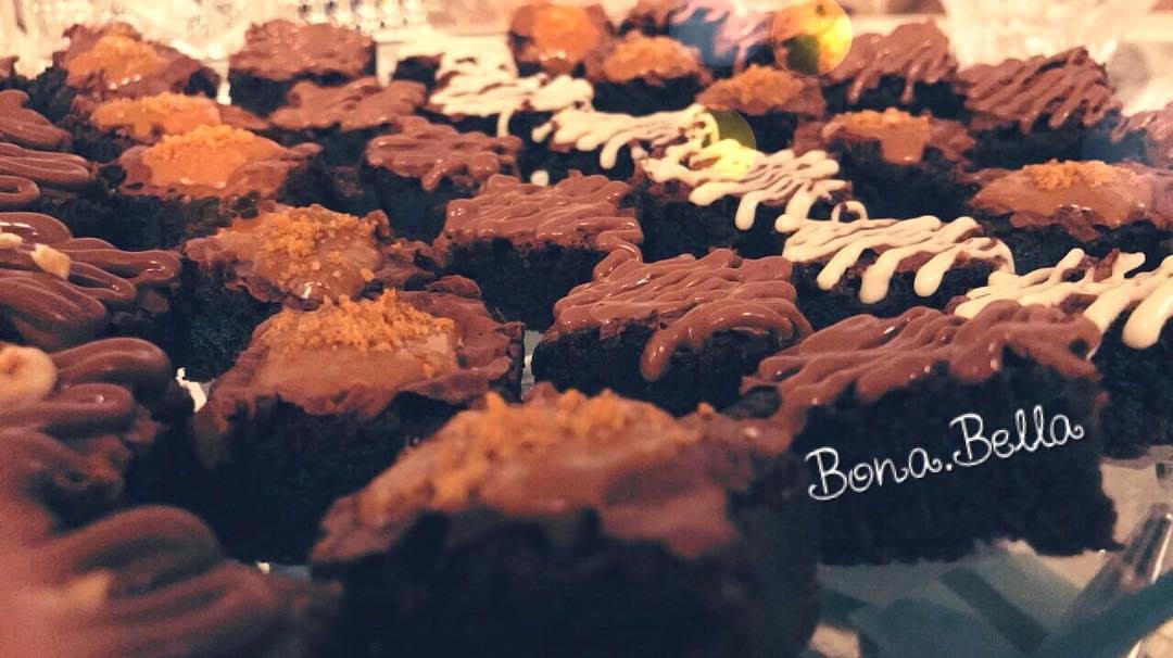 براوني بالنوتيلا والجالكسي، واللوتس❤️