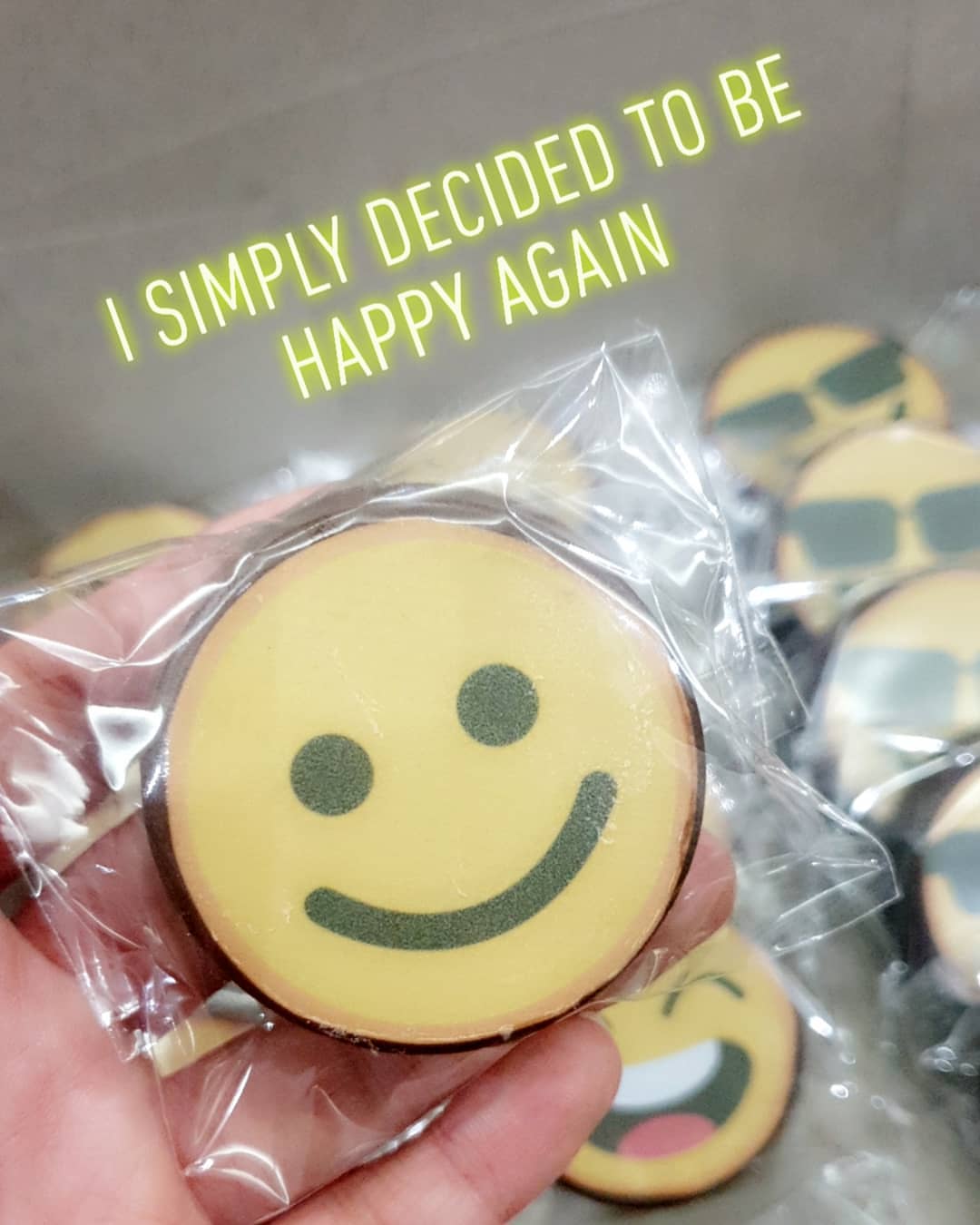 I simply decided to be happy again #lollipop #chocolate #oreo #happy #sweet #cake #jeddah