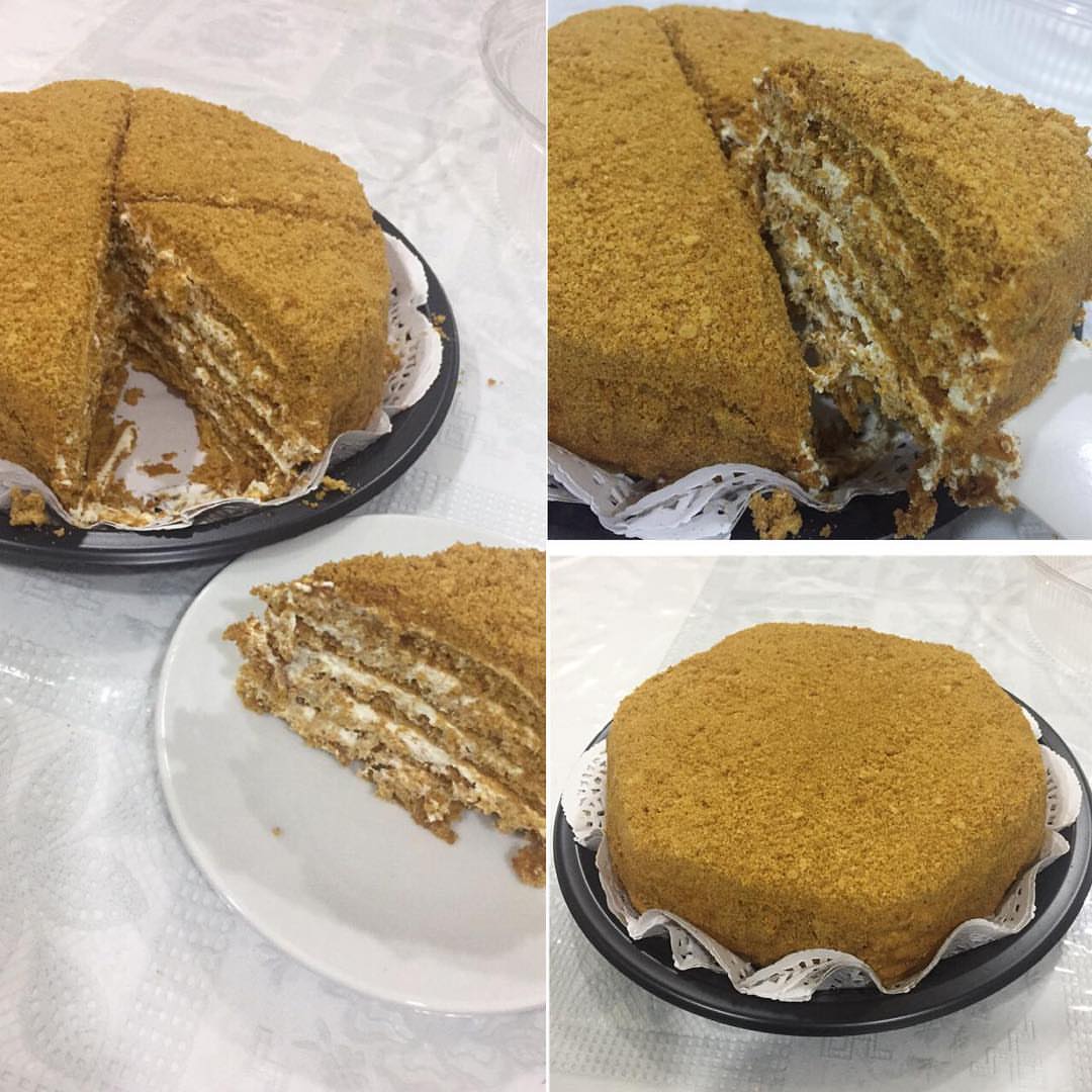 : : : : تتوفر كيكة العسل بالطلب المسبق فقط و توصيل عن طريق المندوب .. : : : : #قهوة #حلى_ض