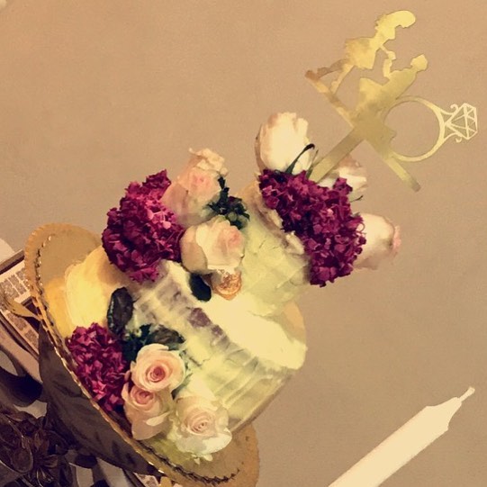 الله يغمرك بالهنا والسّعادة ♥️ - - نيكد كيك من تنفيذنا #