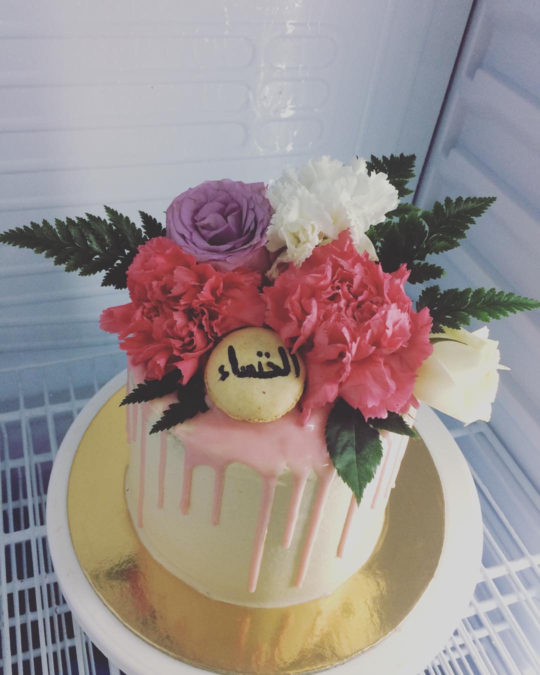 #كيكة_فانيلا #حشوة_تشيز_كراميل_شوكلت_بالقهوة ٦ إنش #best_dessert_pic