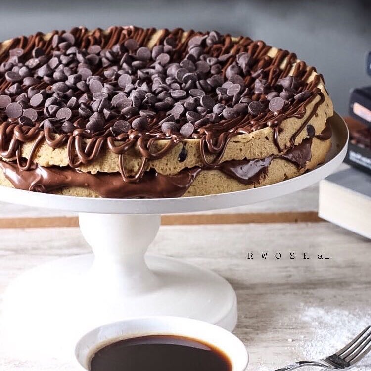 Cookies cake - - - - - - - - - - - - - - - - - #cookies #cake#nutella #chocolate #bakery #