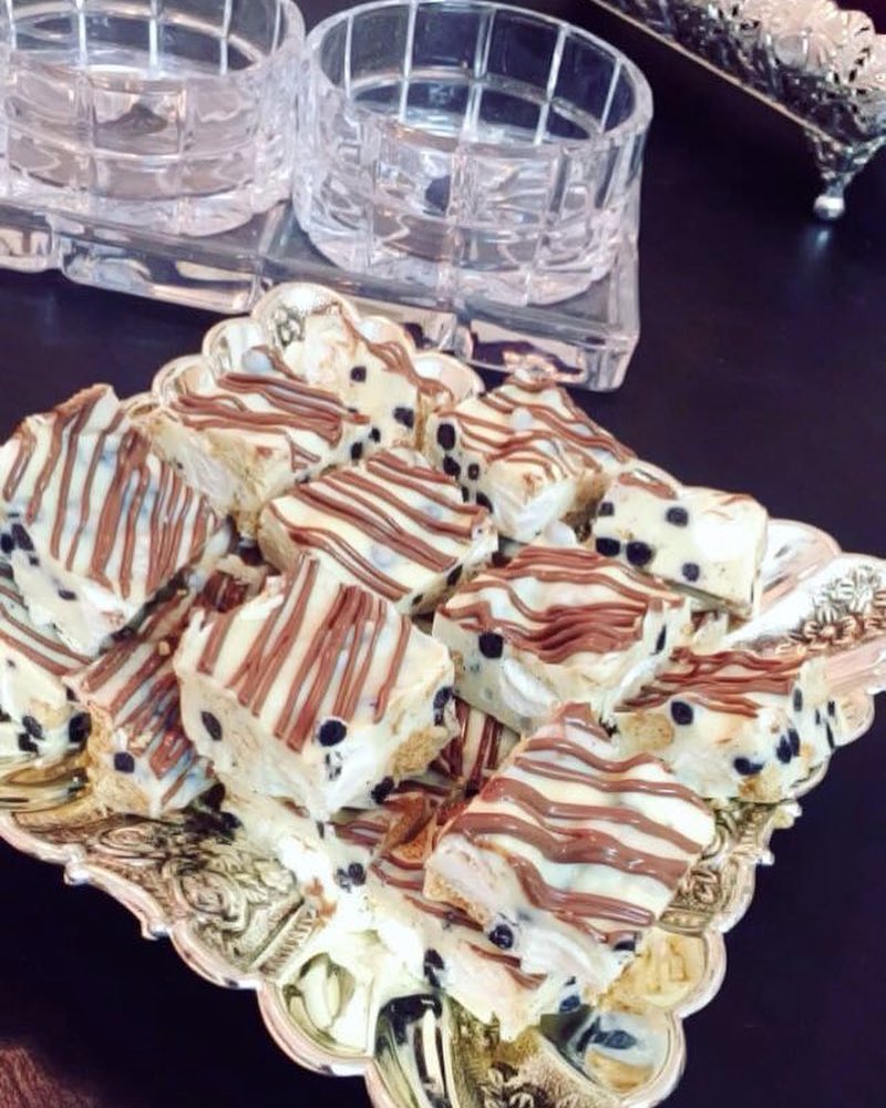 جديدنا روكي رود بالشوكولا البيضاء ..