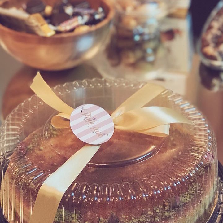 تصوير زبونتي الله يعطيها العافية وبالعافية عليكم يارب #تشيز_بسبوسه #كيك #حلى