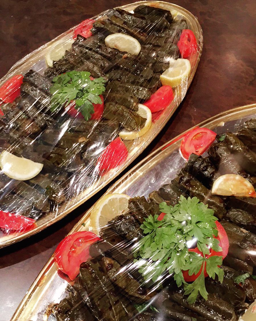 . - ورق عنب مع دبس الرمان