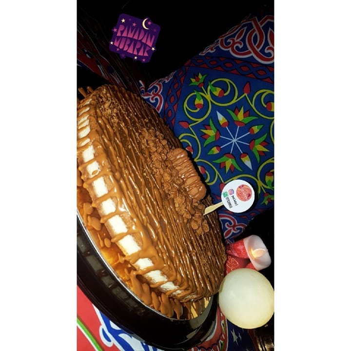 رمضان ما يحلى إلا مع كريزي لووووتس #تشيزكيك #تشيز_كيك_لوتس#تشيز_كيك_مخبوز #يمي_يم #حلويات_