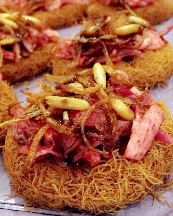 كنافة المسخن جاهزة لأصحاب الذوق الرفيع ، New concept of kunafa ، #كنافة #مسخن #مسخن_دجاج #