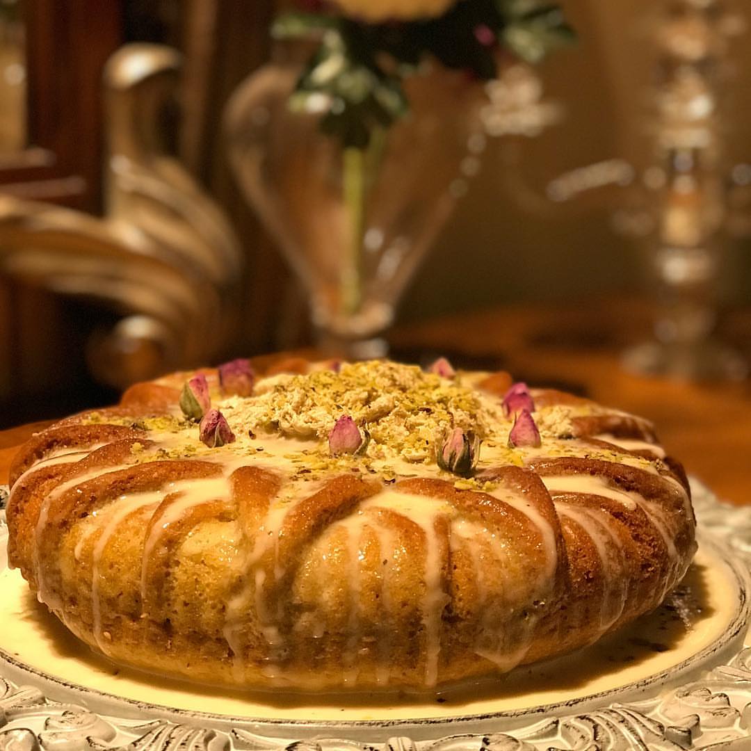 شكل أخر لكيكة الرهش (حلاوه طحينيه )