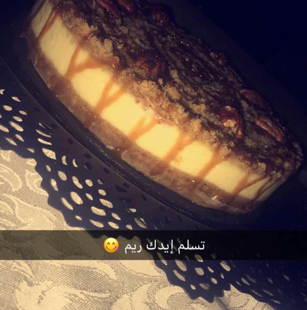 تشيزكيك التفاح، الكل اتفق عليه انه لذيذ! عليكم بالعافية حبايبي