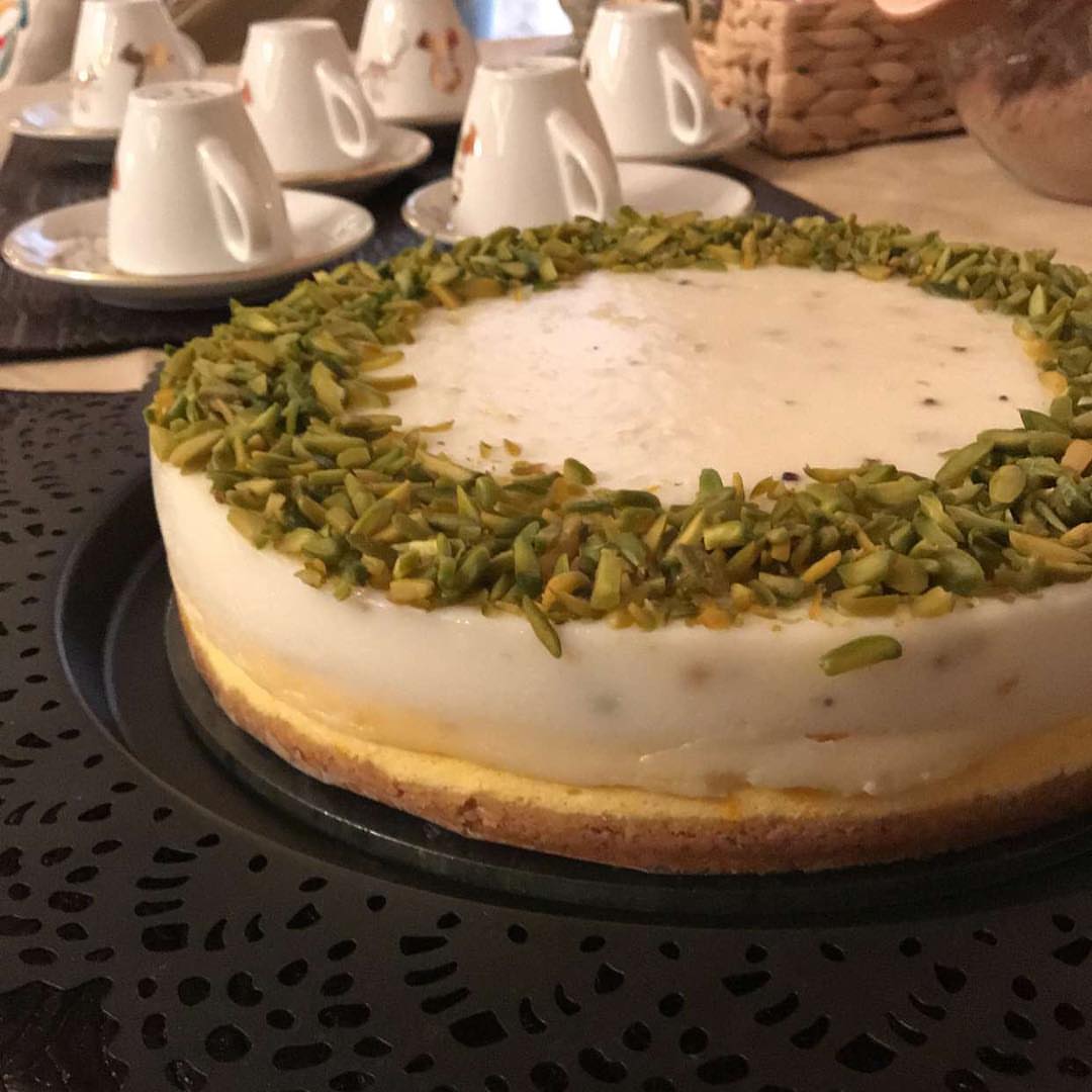 تشيز كيك المهلبية و الزعفران