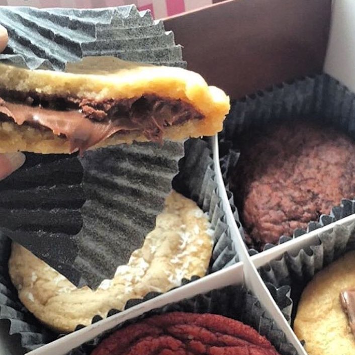 Freshly baked cookies