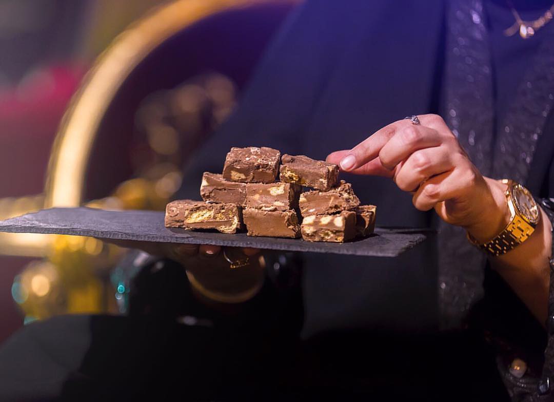 من تصوير المبدع محمد عبدالرحمن العبدالله روكي رود Rocky Road chocolate with multiple kind