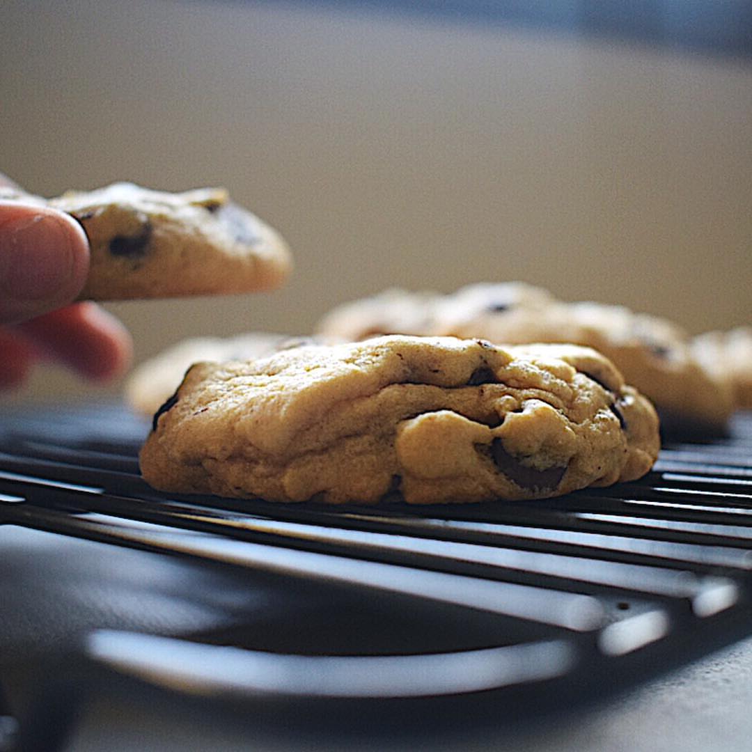 serving comfort in a biteoriginal & double chocolate cookies available for pickup.. كوكيز