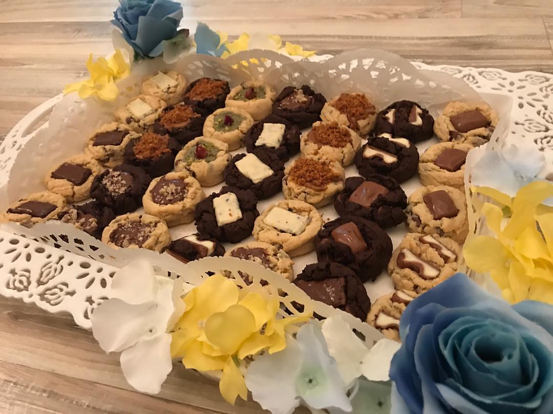 اللهم بارك لنا في شعبان وبلغنا رمضان ♥️ #كوكيز #لذيذ #بستاشيو#كوكيز_كندر #ميني_كوكيز #حفلا
