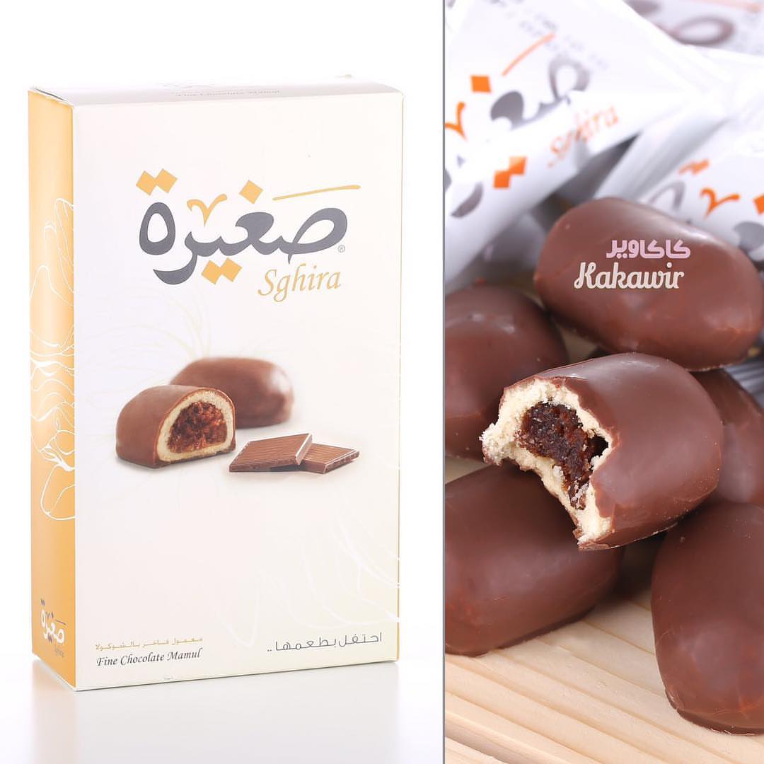 معمول صغيره معمول فاخر بالشوكولاتة . . 10 ريال / بوكس . . . . #كاكاوير #الرياض #معمول_صغير