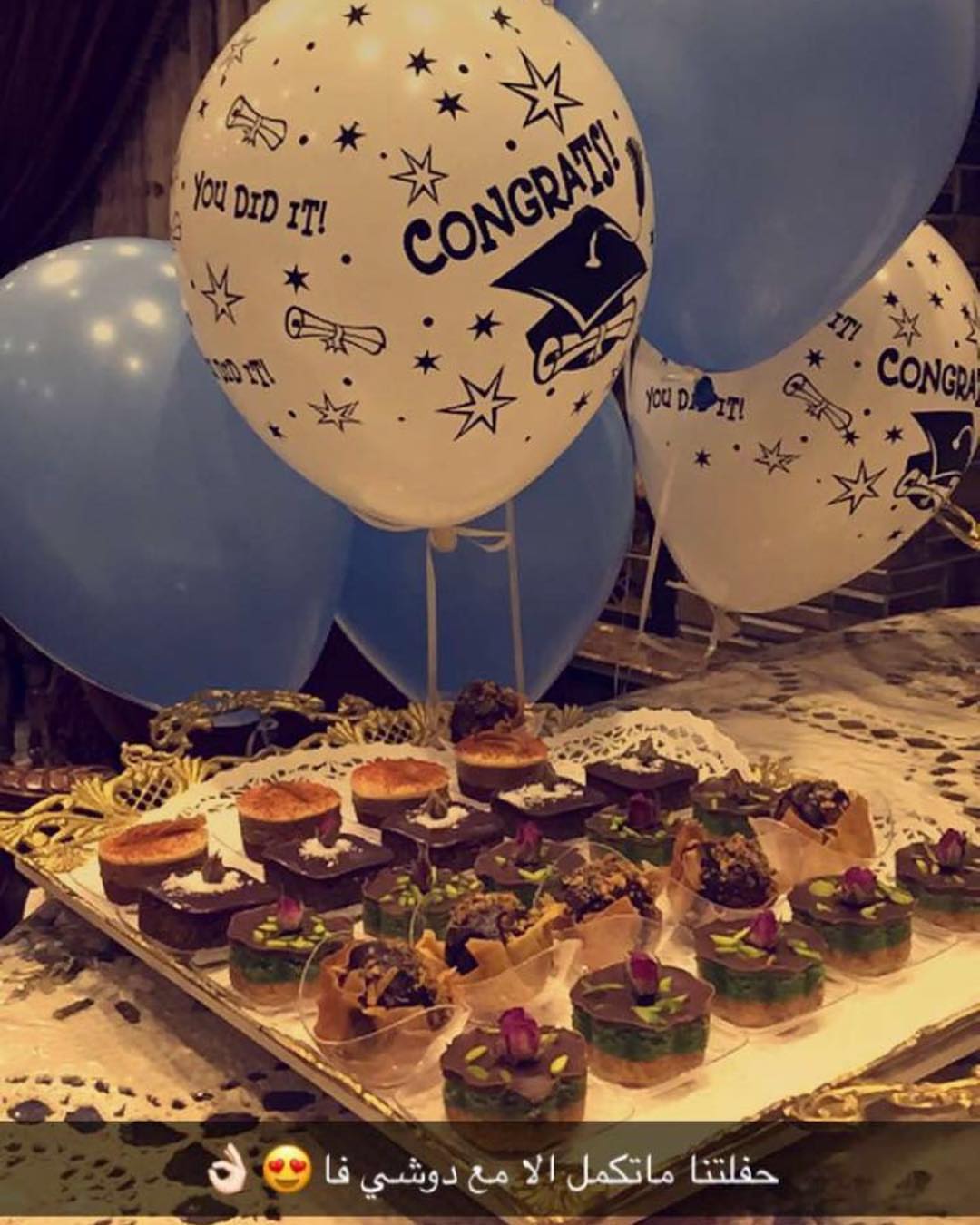 . . . .بالعافية عليكم . . .والف مبروك التخرج . . .