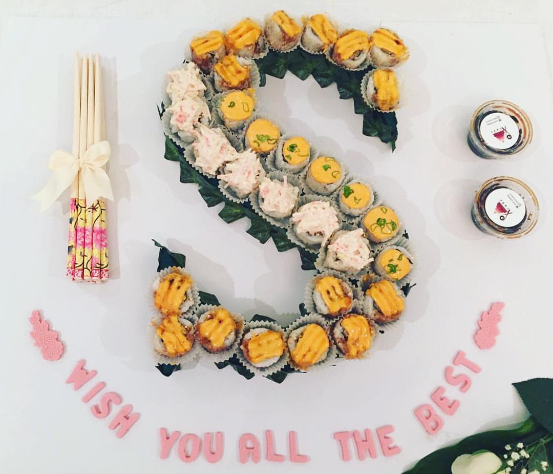 #S #letter​ للطلب والاستفسار يرجى التواصل عبر الواتس اب : ​ #sushicakeSA #sushi #Sushis #S