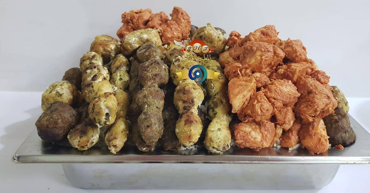 طلبية عميلتنا رز مبشور الطايف مشاوي عروضنا المميزه #بوفيهات #عروض #طبخات_امي_رحمها_الله .