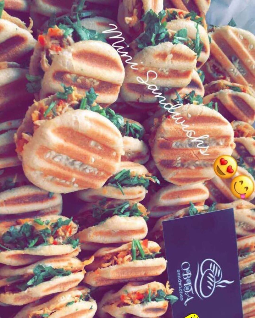 صباح الـ“الفرح المخبأ في ثنايا الحمد" ⁧‫#صباح _الخير❤️#goodmorning all☀️ #minisandwiches #