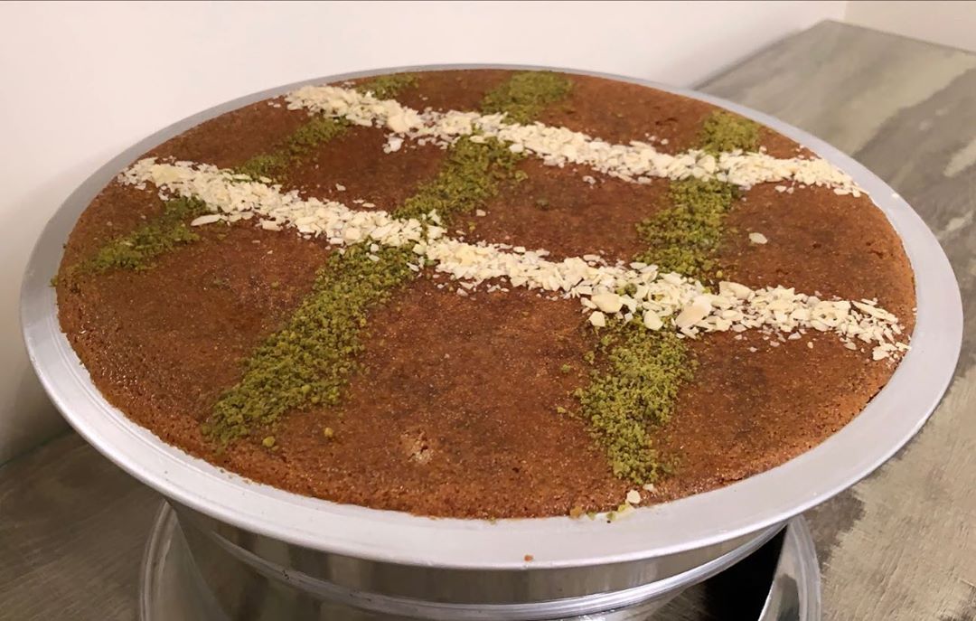 بسبوسة المهلبيه اللذيذه