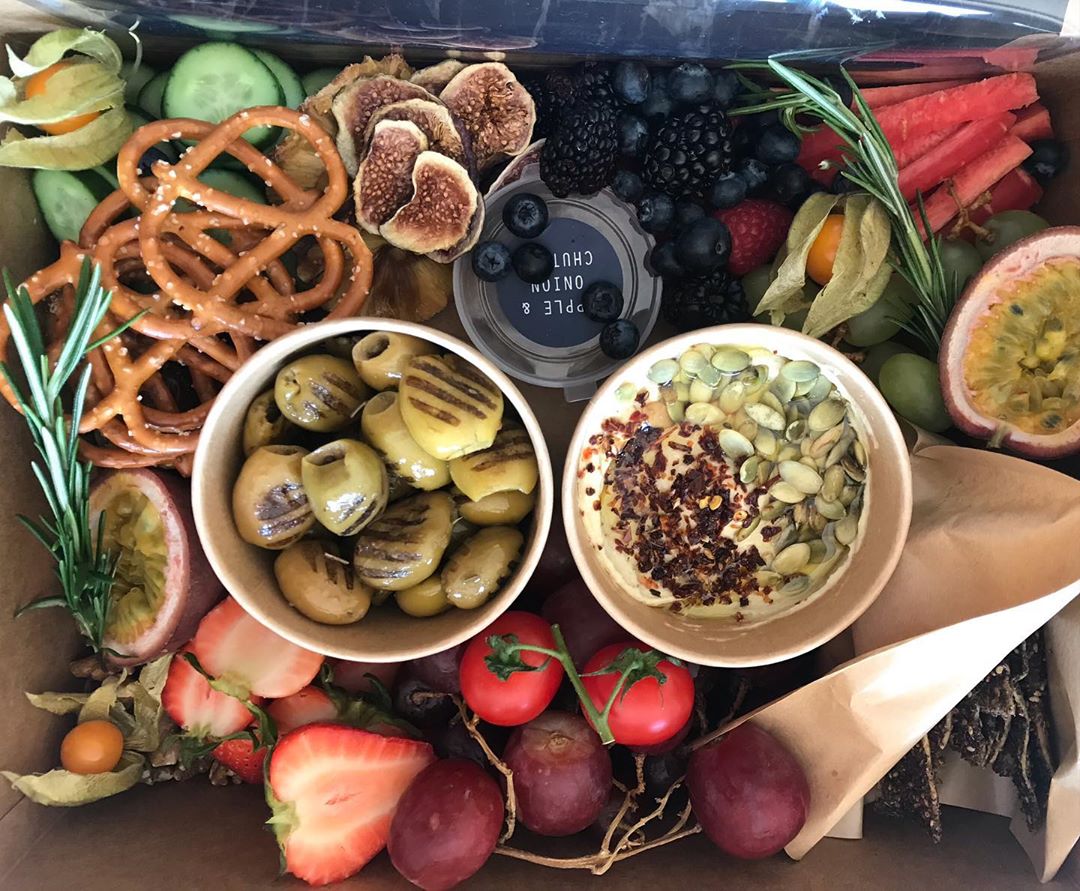 Introducing our Vegan Graze Box order yours for you or your guests to cater to their dieta