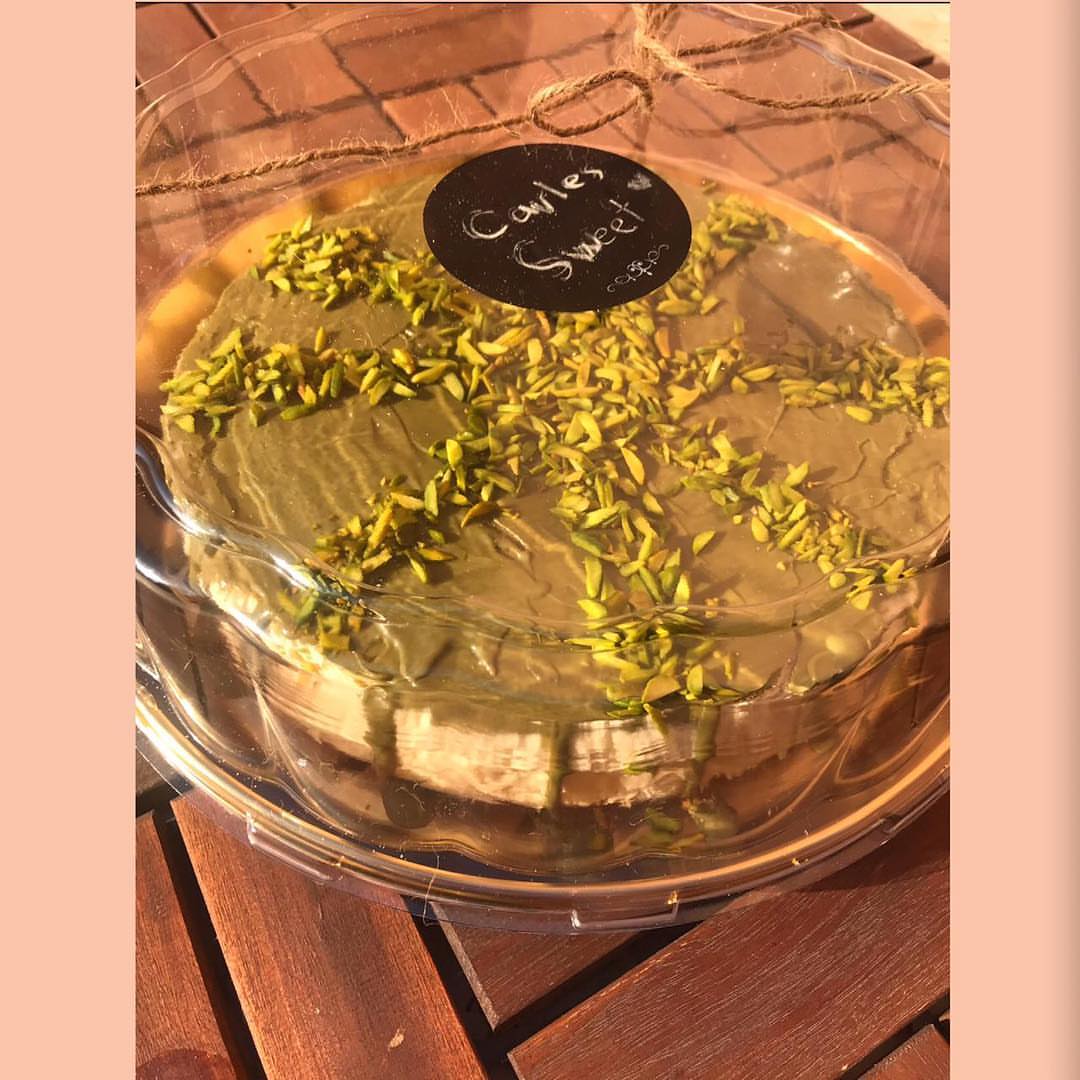 ‘ #Pistachio Cheesecake ‘ تشيز كيك #فستق " #بستاشيو " . . #لايك #فولو #تشيزكيك_اللوتس #تشي