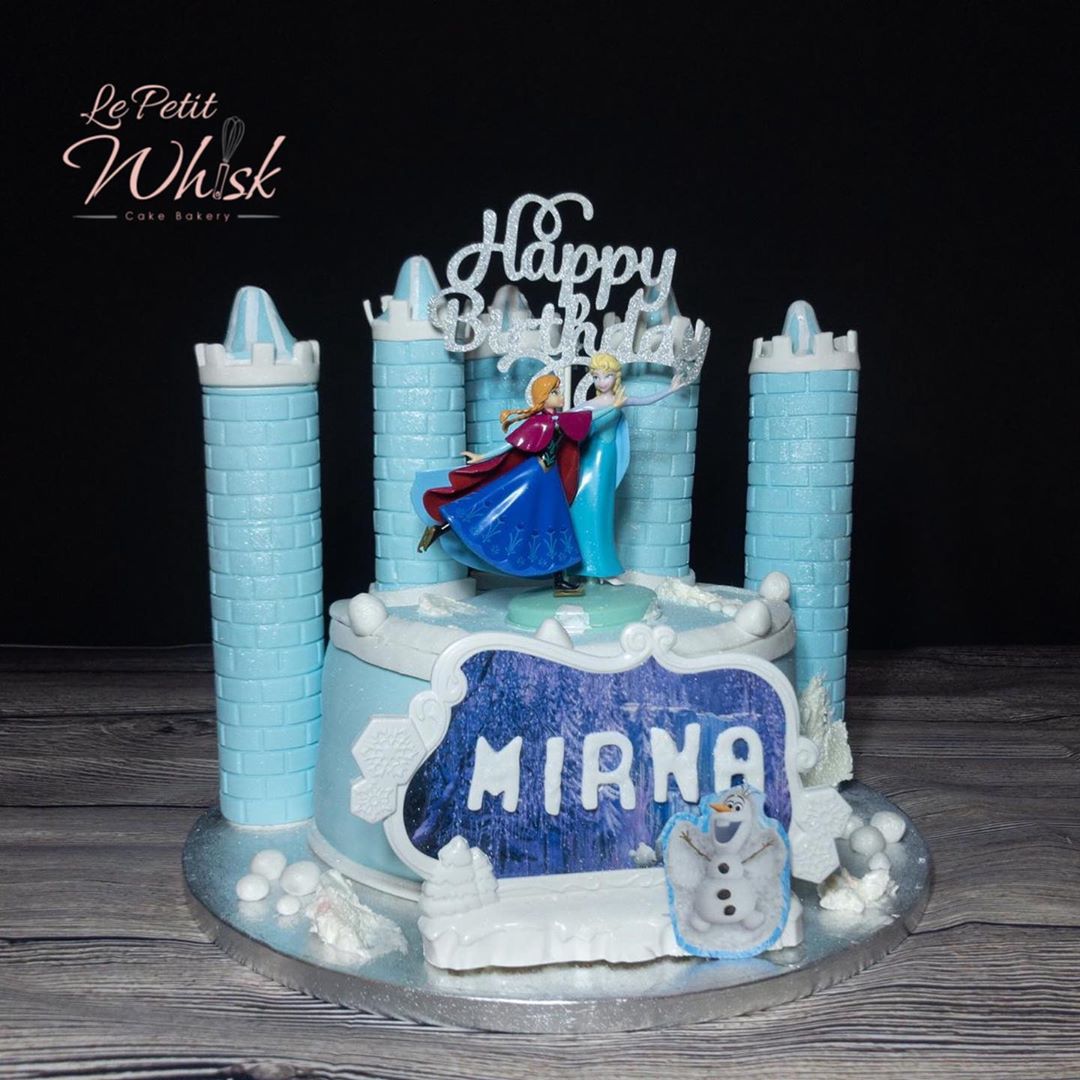 عيد ميلاد سعيد لميرنا Happy Birthday Mirna #كيكة #أناقة #creativity #فن #أنواع #الكيك #le