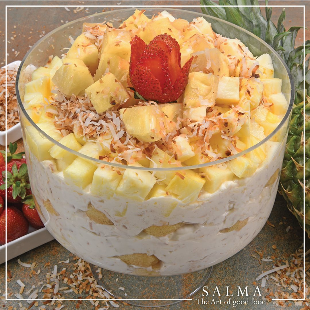ترايفل الأناناس Pineapple trifle