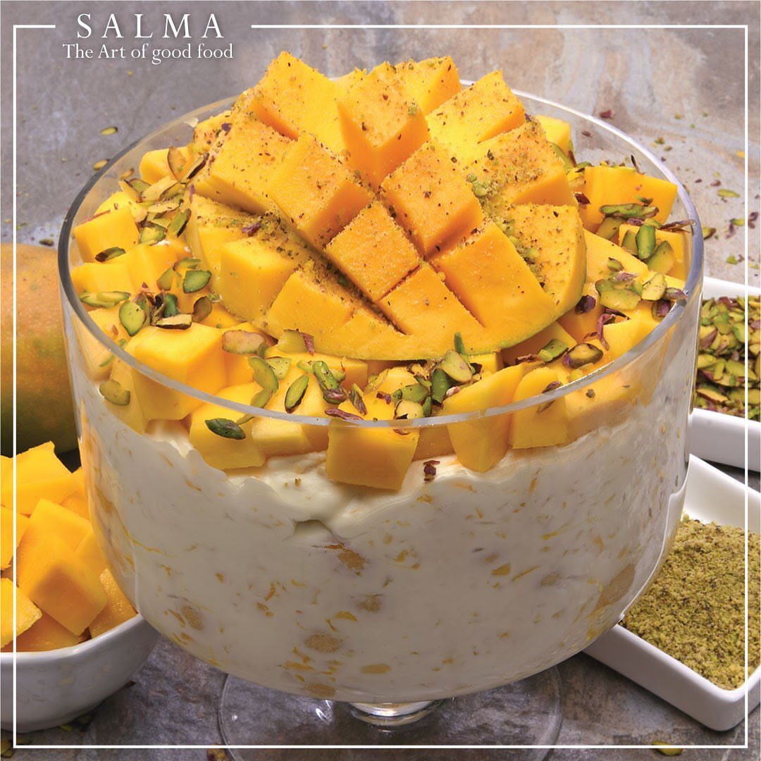 ترايفل المانجو . Mango Trifle