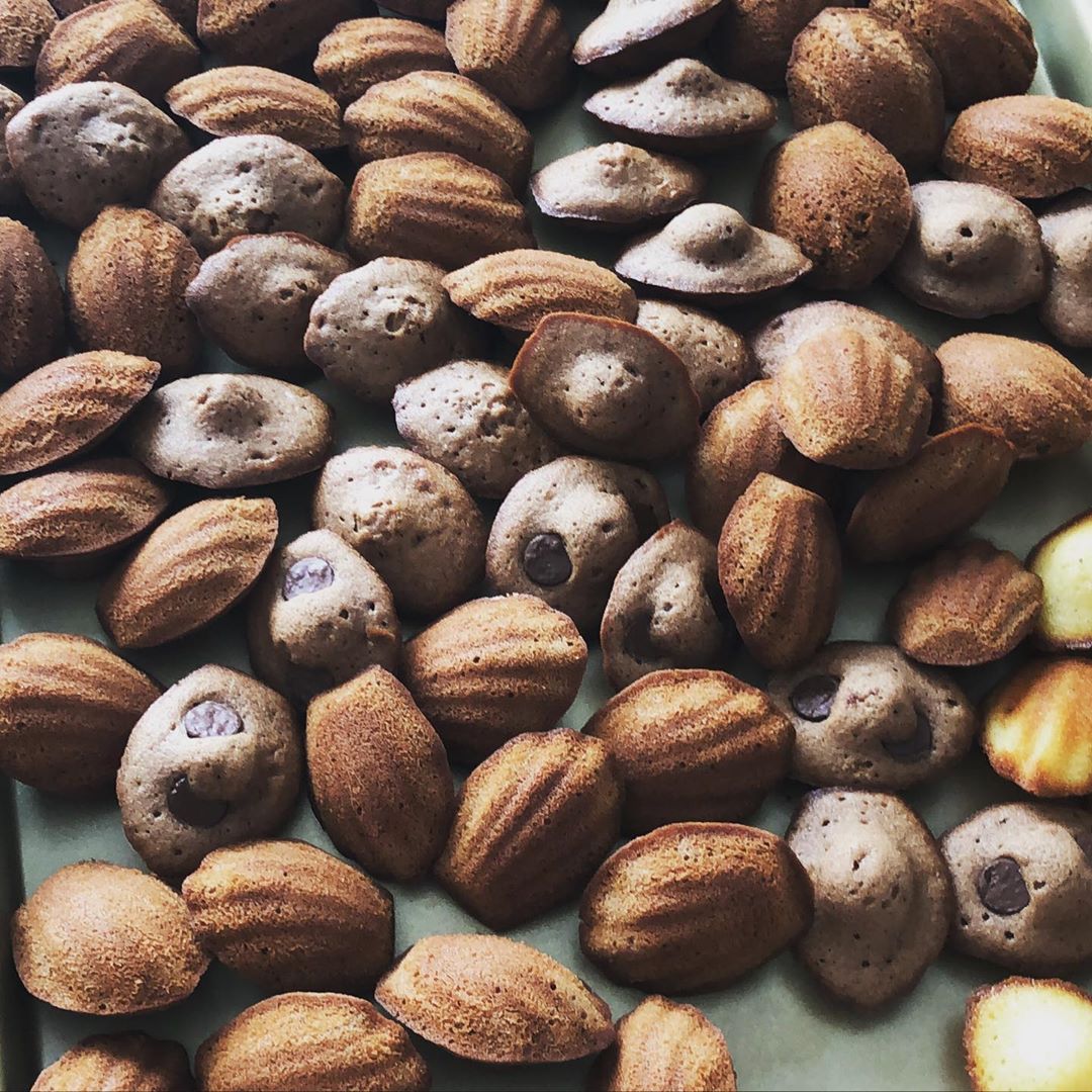 Madeleines#chocolate#vanilla#mini
