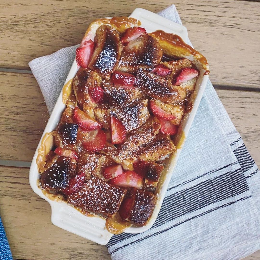 The new version of the special brioche pudding