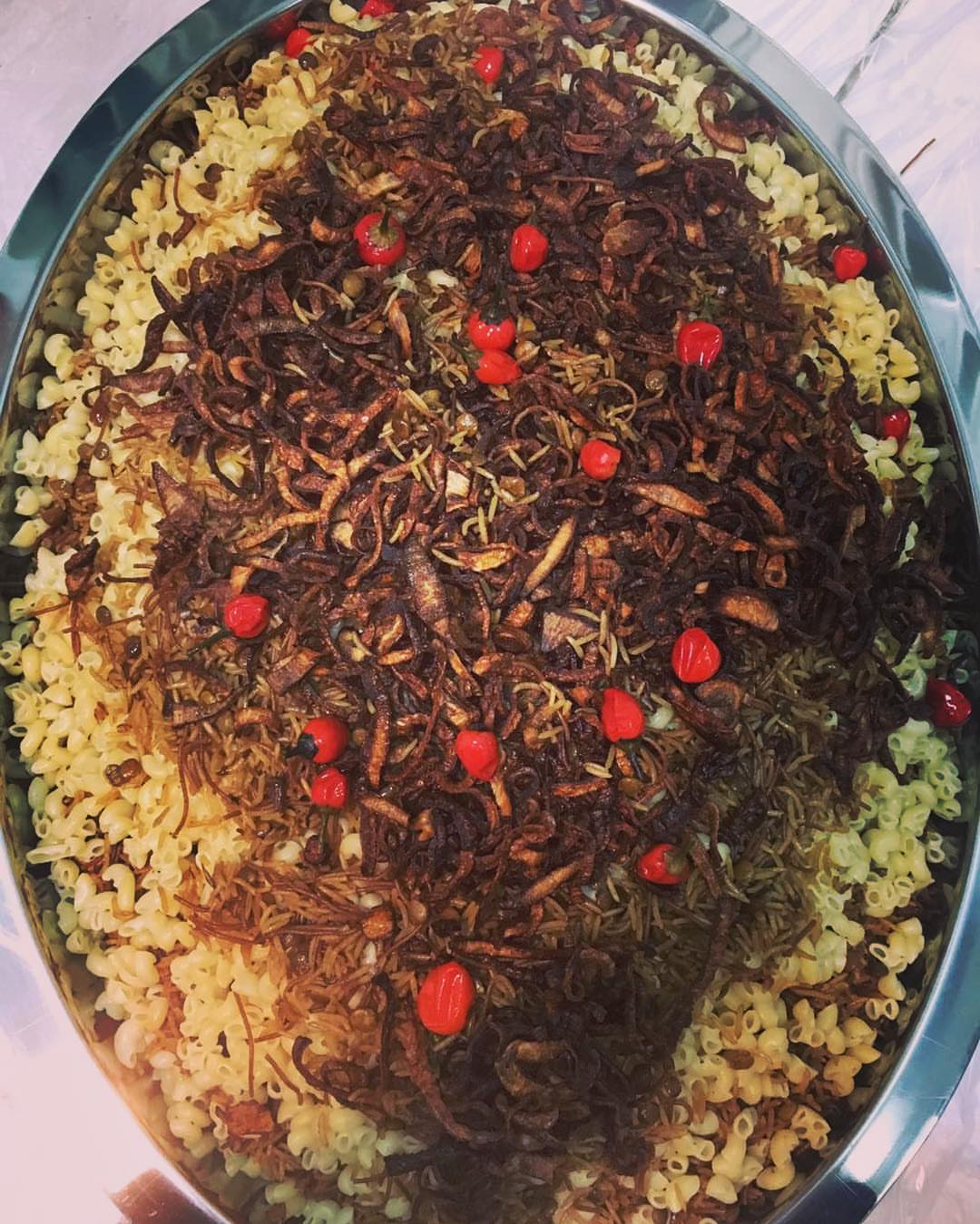 طلبيات اليوم ..بالعافية على اصحابها #كشري#كشري_لذيذ #كشري_مصري #الرياض