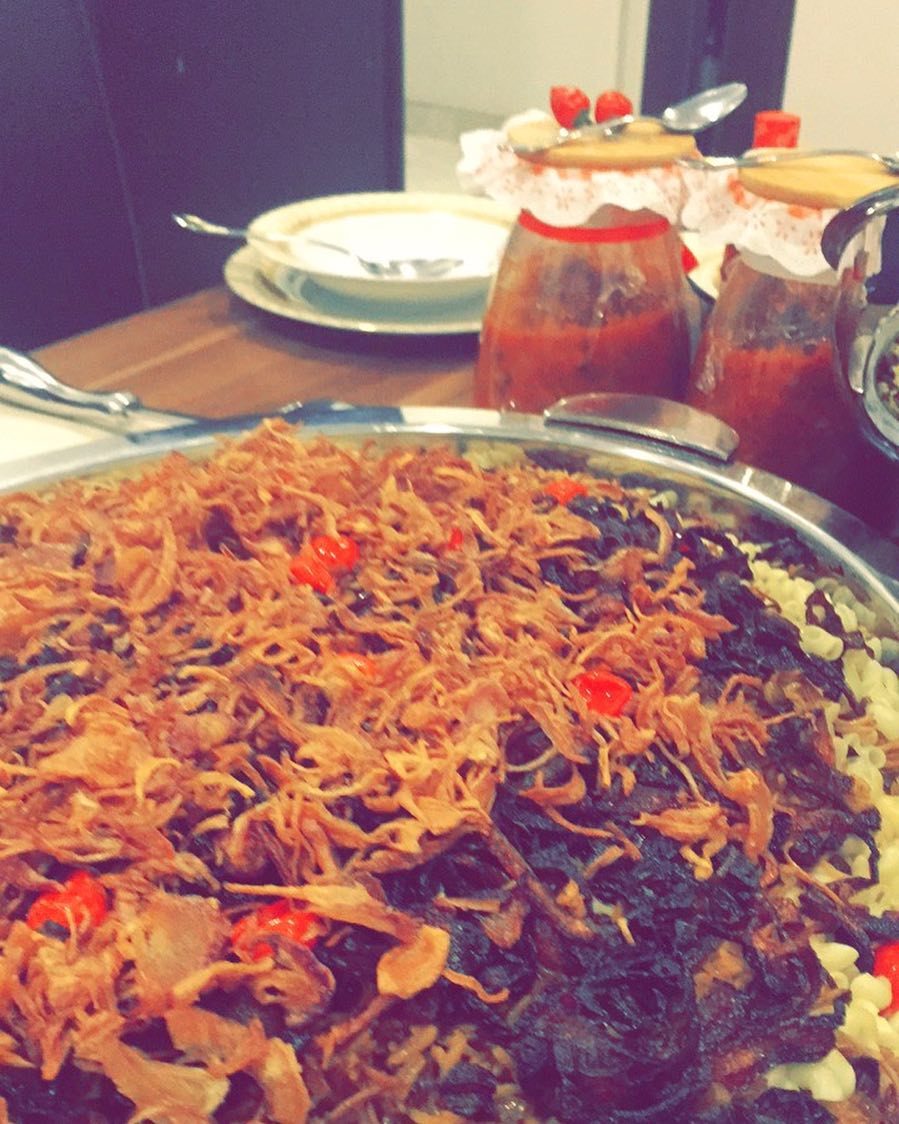 تصوير احدى زبوناتنا الجميلات #لذيذ#لذيذ_جدا #الرياض#طلبات#كشري