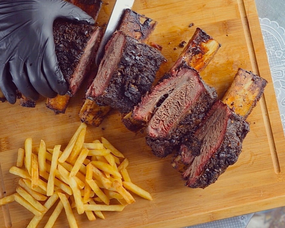 ريبس Ribs . . . #برجر #برجر_لحم #لحم #بريسكت #جدة #burger #brisket ‏#brisketsandwich #smok