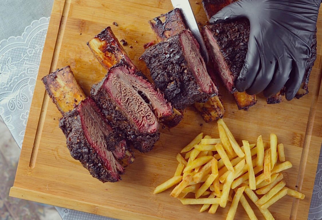 ريبس Ribs . . . #برجر #برجر_لحم #لحم #بريسكت #جدة #burger #brisket ‏#brisketsandwich #smok
