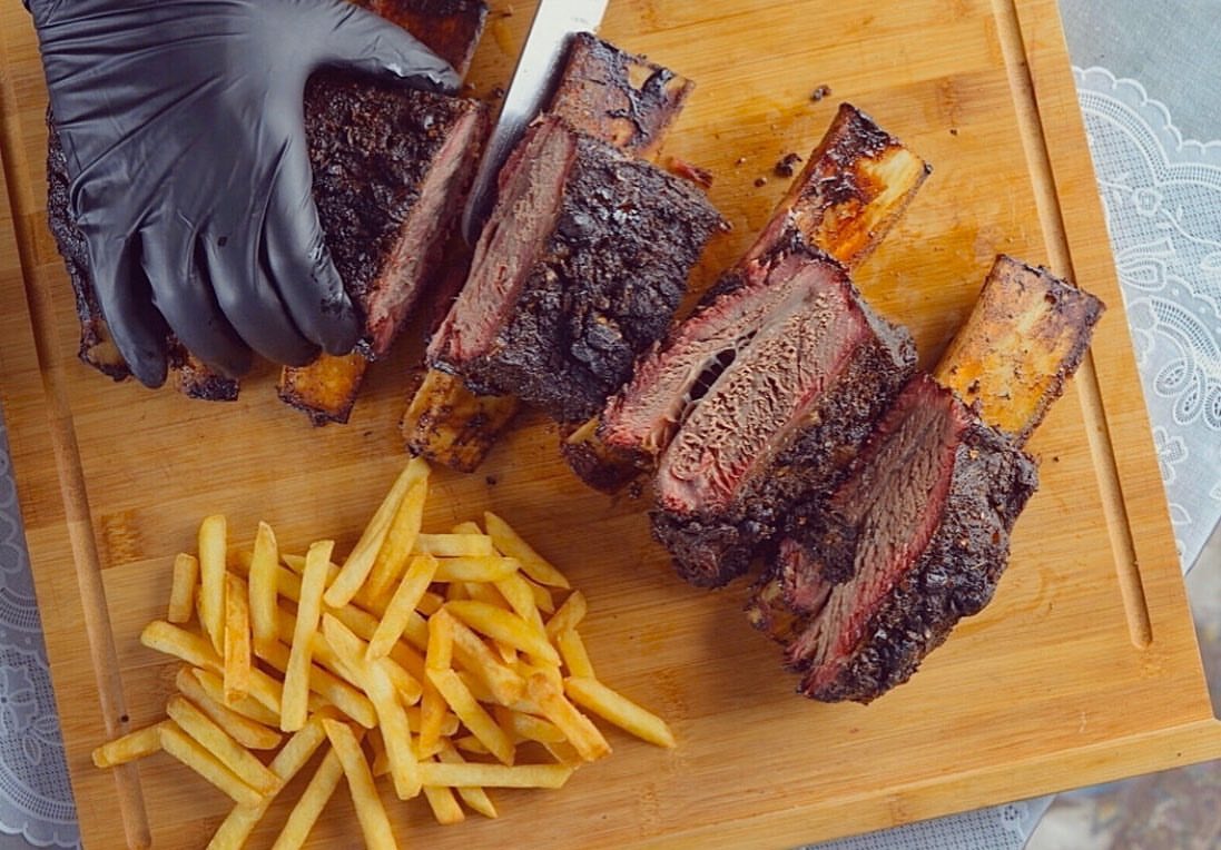 ريبس Ribs . . . #برجر #برجر_لحم #لحم #بريسكت #جدة #burger #brisket ‏#brisketsandwich #smok