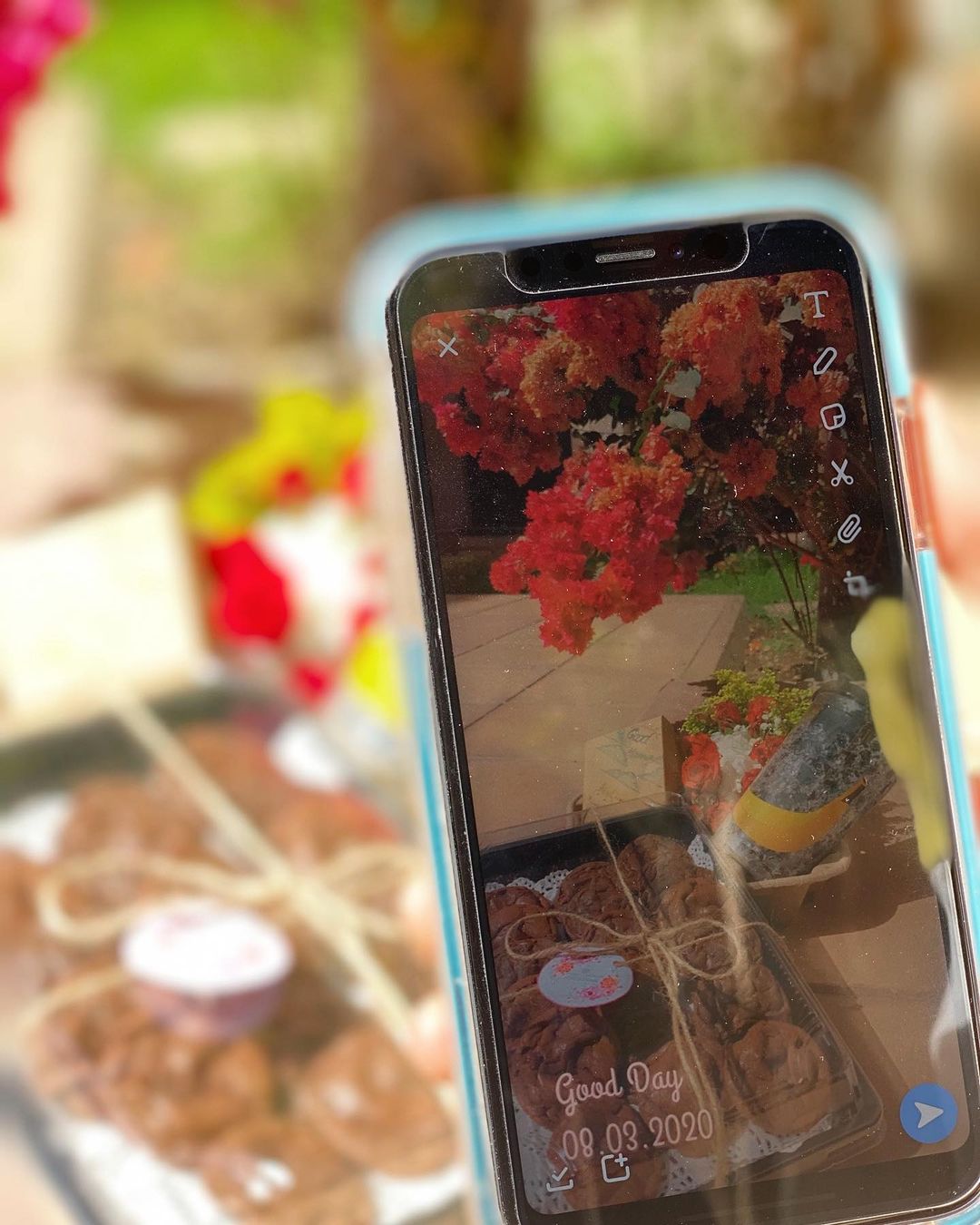 . أحلى منظر مع الصباح . غنية بالشوكولاتة التي تذوب في الفم من اول قضمة❤️ . سبحان الله الح