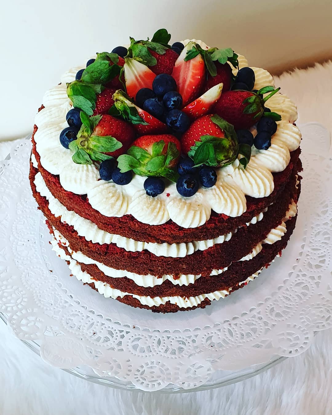 Red velvet cake #redvelvet #food #sweet #cake #riyadhseason #riyadh #art #fun #الرياض #حلو