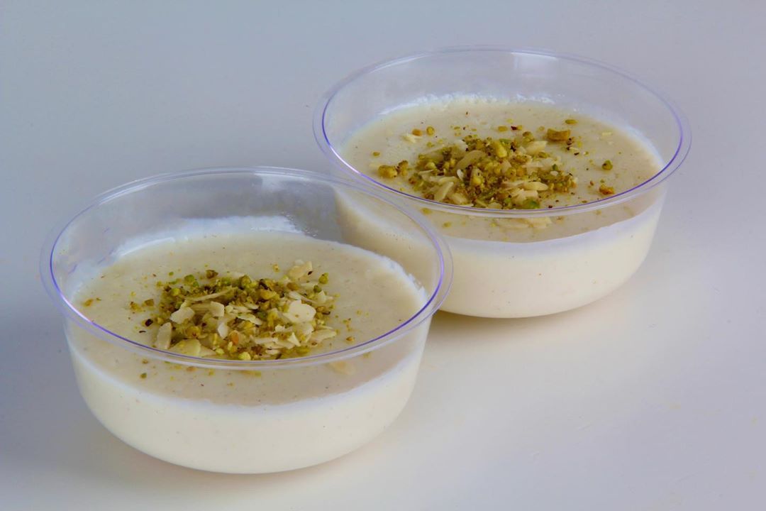 مهلبيه ساده بالمكسرات Plain Muhallabiah