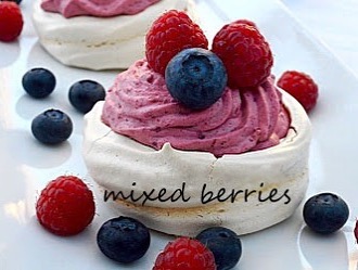 Mixed Berries Pavlova