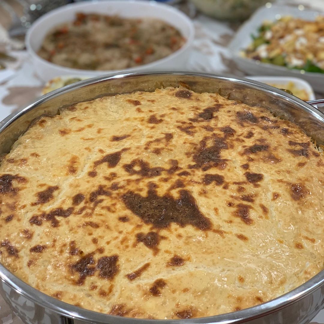 صينية رز بالقشطة