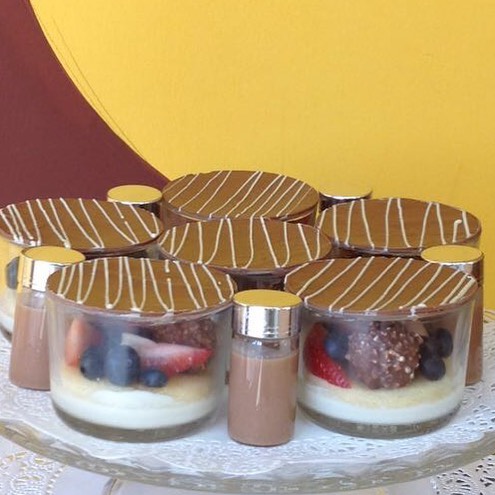 طلبيات العيد #أكواب_الجوكليت #لابوشي_كيك #جوكليت #ضيافة #طلبيات_العيد #أبوظبي
