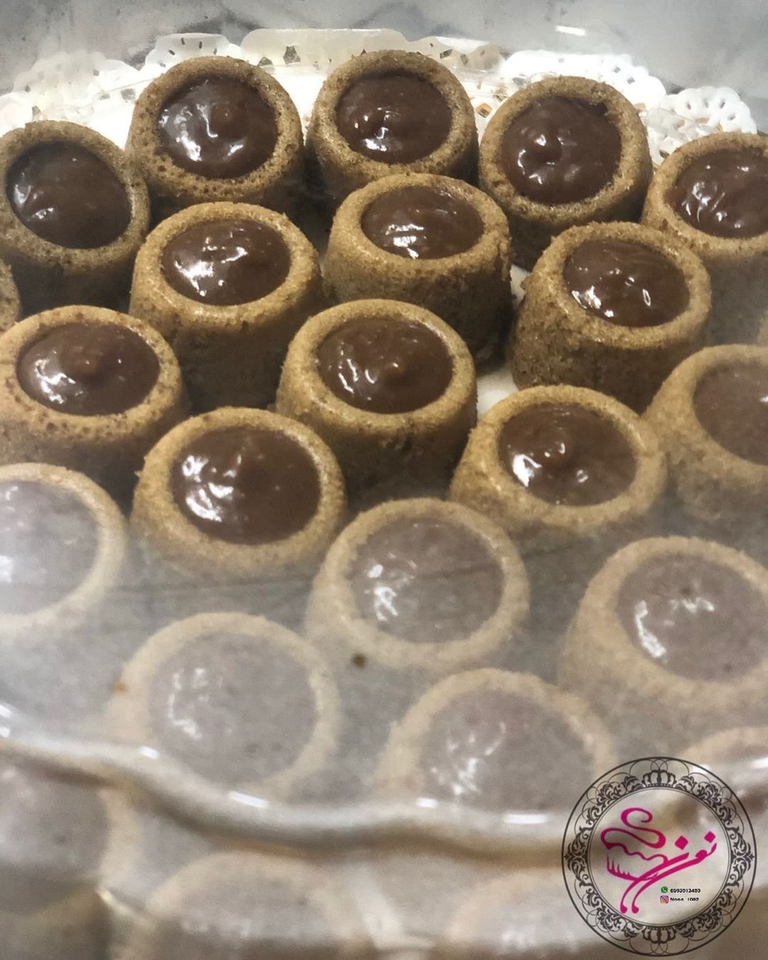 طلبية كيكة الدخن الشتوية ⛄️ مع صوص التمر . . ‏‎#حفلتي #حفلات #ضيافه #حلا #حلويات #تنسيق #