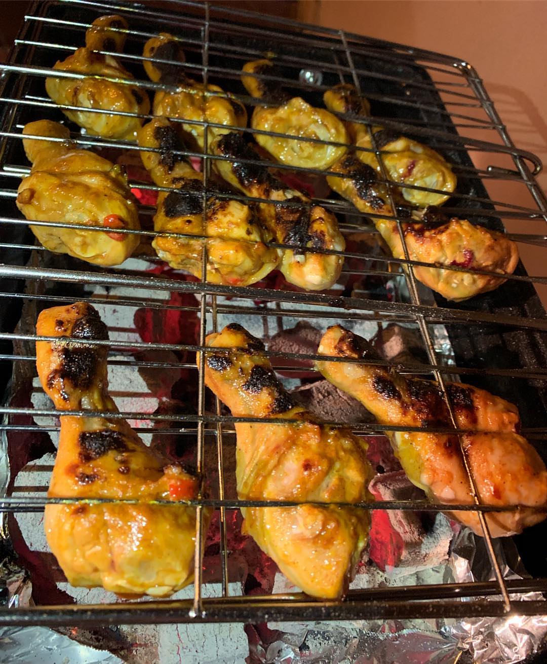 سيقان الدجاج متبلة حسب اختيارك من تتبيلاتنا المميزة#igrill #dammam #khobar #dhahran #bbq#ش