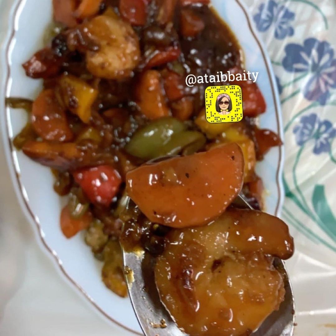 ماشاء الله تبارك الله روبيان كانتون ( جمبري ) طبخ_بيتي#طبخات_طبخكم#اكل_صيني#تبنياكي#حامض_ح